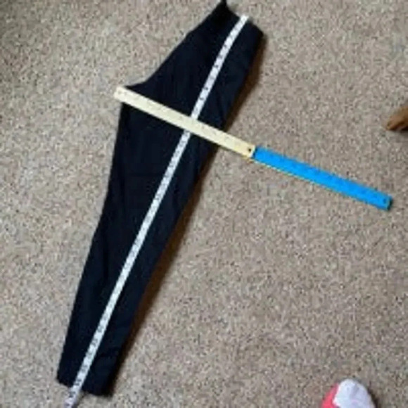 Zyia Active Women Pants Rainbow Black Luxe High-Rise Leggings Size 4 - Picture 2 of 7